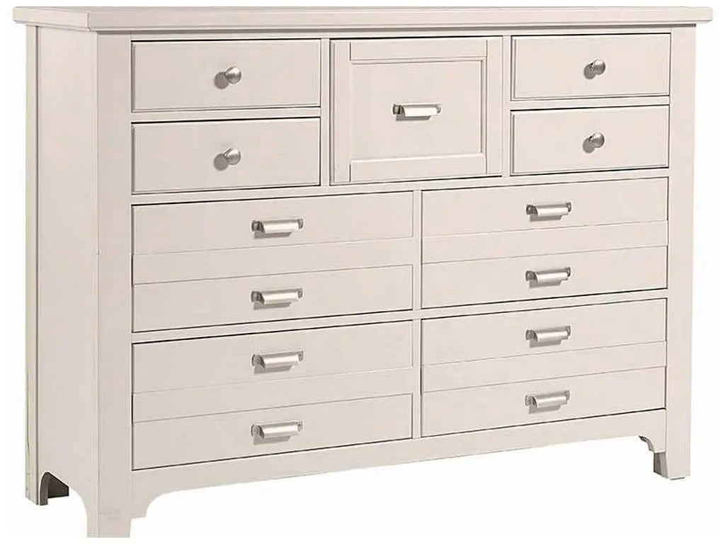 Vaughan Bassett 744-002 Bungalow Home Master Dresser 9 Drawer Lattice