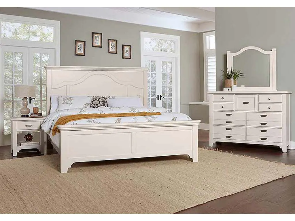 Vaughan Bassett 744-559-955-922 Bungalow Home Queen Mantel Bed Lattice Vaughan Bassett 744-559-955-922 Bungalow Home Queen Mantel Bed Lattice