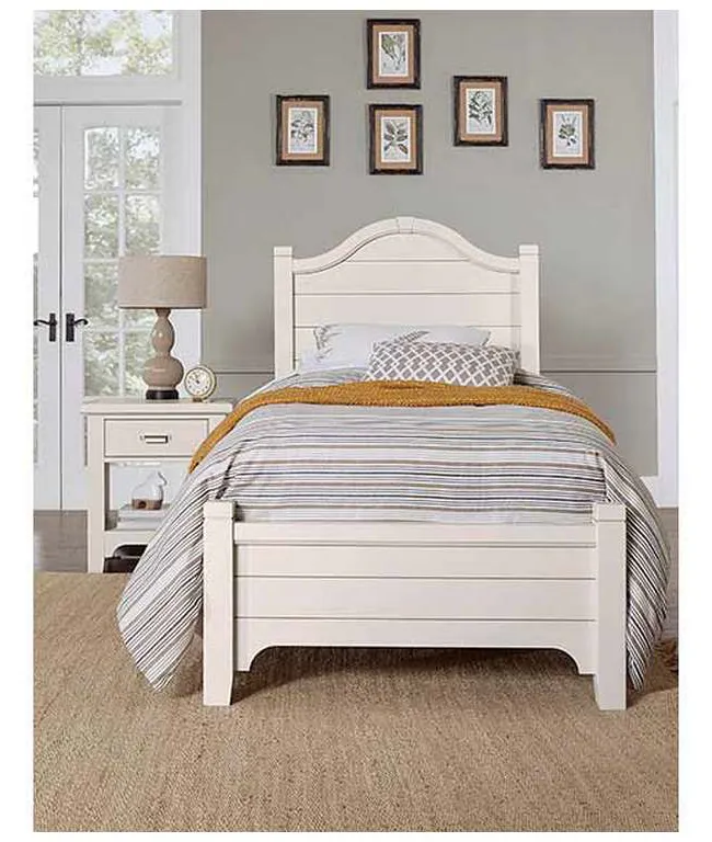 Vaughan Bassett 744-338-833-900 Bungalow Home Twin Arched Bed Lattice Vaughan Bassett 744-338-833-900 Bungalow Home Twin Arched Bed Lattice