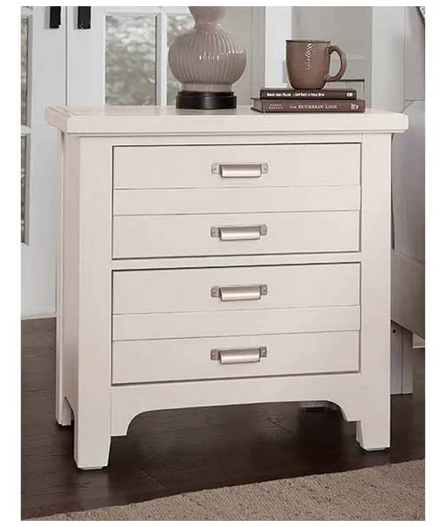 Vaughan Bassett 744-227 Bungalow Home Night Stand 2 Drawer Lattice Vaughan Bassett 744-227 Bungalow Home Night Stand 2 Drawer Lattice
