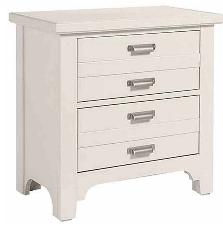 Vaughan Bassett 744-227 Bungalow Home Night Stand 2 Drawer Lattice Vaughan Bassett 744-227 Bungalow Home Night Stand 2 Drawer Lattice