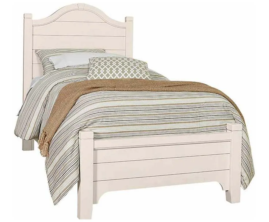 Vaughan Bassett 744-338-833-900 Bungalow Home Twin Arched Bed Lattice Vaughan Bassett 744-338-833-900 Bungalow Home Twin Arched Bed Lattice