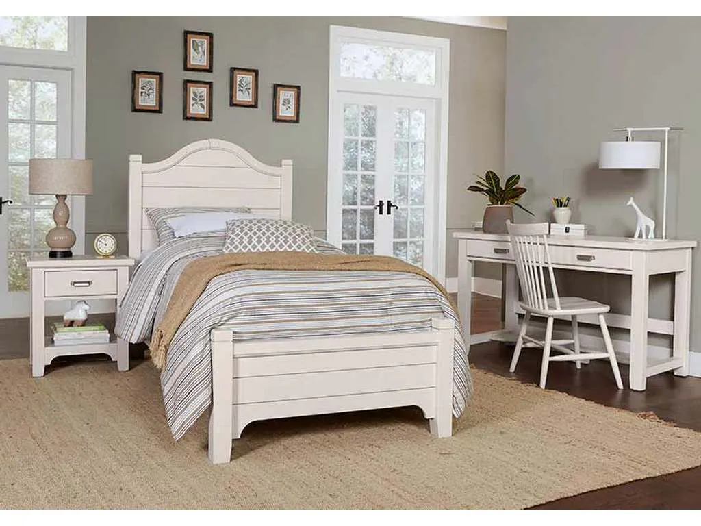 Vaughan Bassett 744-338-833-900 Bungalow Home Twin Arched Bed Lattice Vaughan Bassett 744-338-833-900 Bungalow Home Twin Arched Bed Lattice