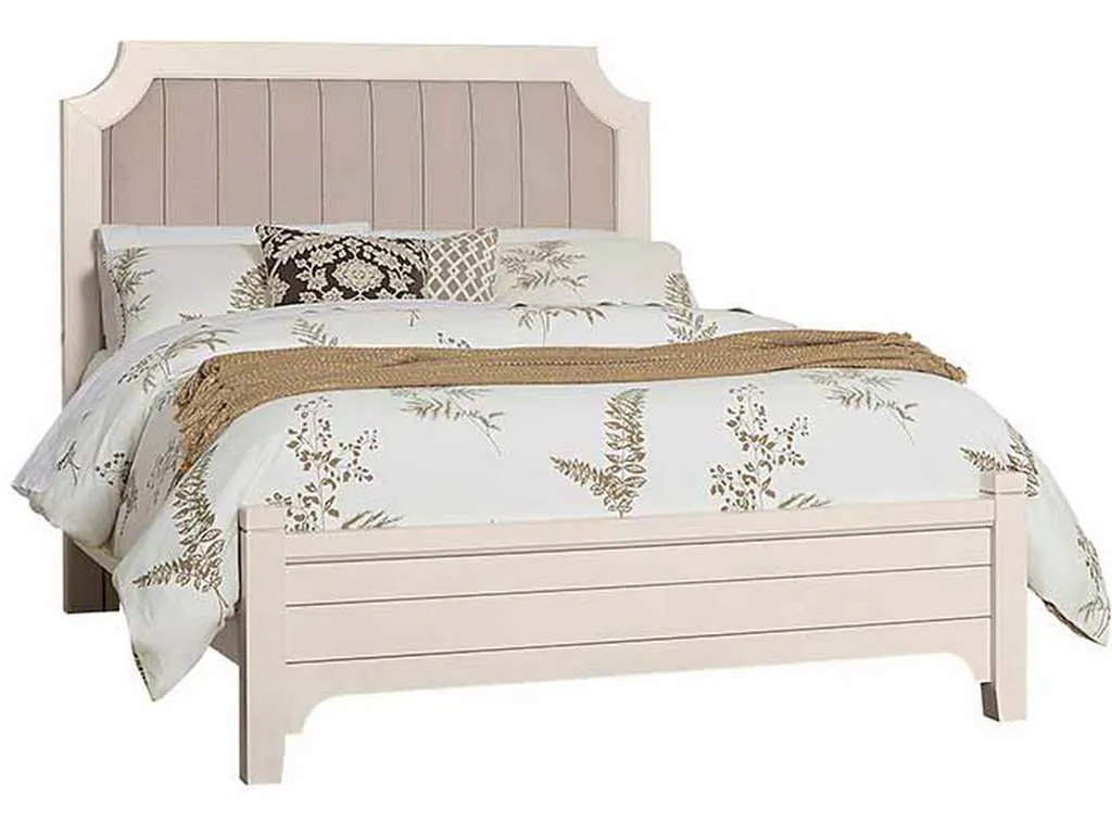 Vaughan Bassett 744-551-855-922 Bungalow Home Queen Upholstered Bed Lattice Vaughan Bassett 744-551-855-922 Bungalow Home Queen Upholstered Bed Lattice