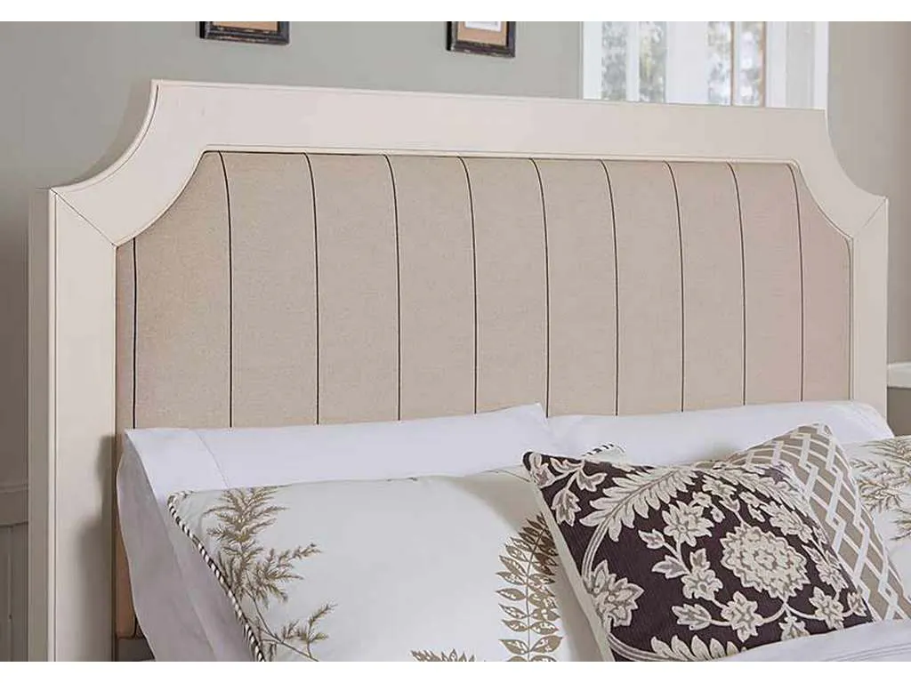 Vaughan Bassett 744-551-855-922 Bungalow Home Queen Upholstered Bed Lattice Vaughan Bassett 744-551-855-922 Bungalow Home Queen Upholstered Bed Lattice
