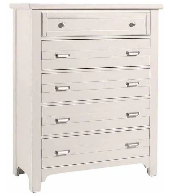 Vaughan Bassett 744-115 Bungalow Home Chest 5 Drawer Lattice Vaughan Bassett 744-115 Bungalow Home Chest 5 Drawer Lattice