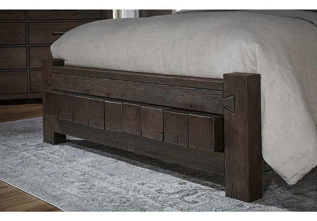 Vaughan Bassett 750-558-155-922 Dovetail Queen Poster Bed with 6x6 FB Java Vaughan Bassett 750-558-155-922 Dovetail Queen Poster Bed with 6x6 FB Java