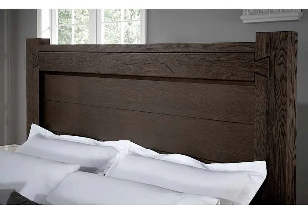 Vaughan Bassett 750-558-855-922 Dovetail Queen Poster Bed with Poster FB Java Vaughan Bassett 750-558-855-922 Dovetail Queen Poster Bed with Poster FB Java