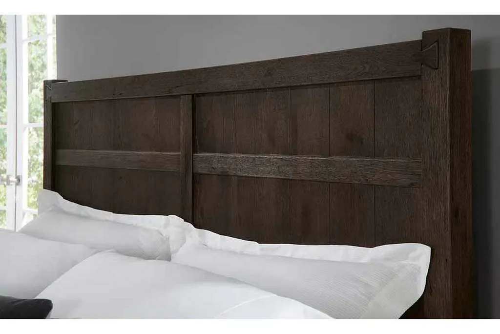 Vaughan Bassett 750-559-955-922 Dovetail Queen Board and Batten Bed Java Vaughan Bassett 750-559-955-922 Dovetail Queen Board and Batten Bed Java