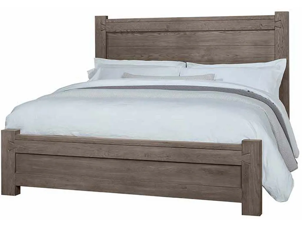 Vaughan Bassett 751-558-855-922 Dovetail Queen Poster Bed with Poster FB Mystic Grey Vaughan Bassett 751-558-855-922 Dovetail Queen Poster Bed with Poster FB Mystic Grey