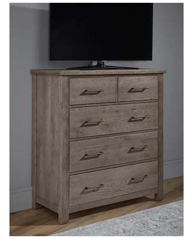Vaughan Bassett 751-004 Dovetail Standing Dresser Mystic Grey Vaughan Bassett 751-004 Dovetail Standing Dresser Mystic Grey