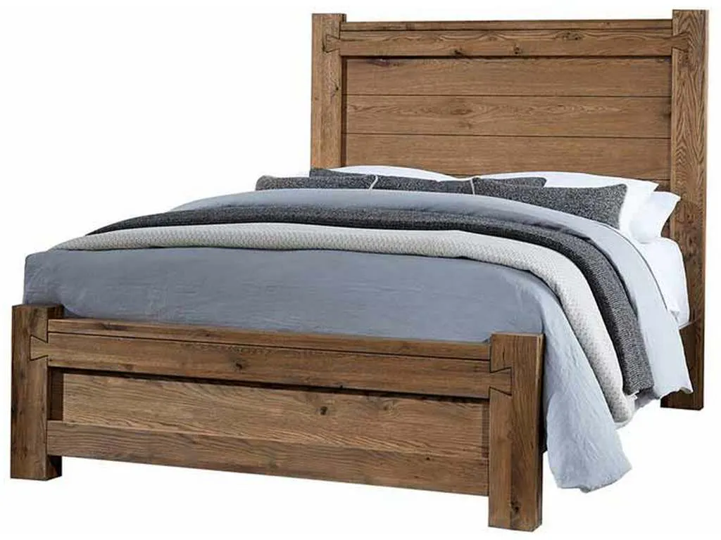 Vaughan Bassett 752-668-866-944-MS2 Dovetail Cal King Poster Bed with Poster FB Natural Vaughan Bassett 752-668-866-944-MS2 Dovetail Cal King Poster Bed with Poster FB Natural