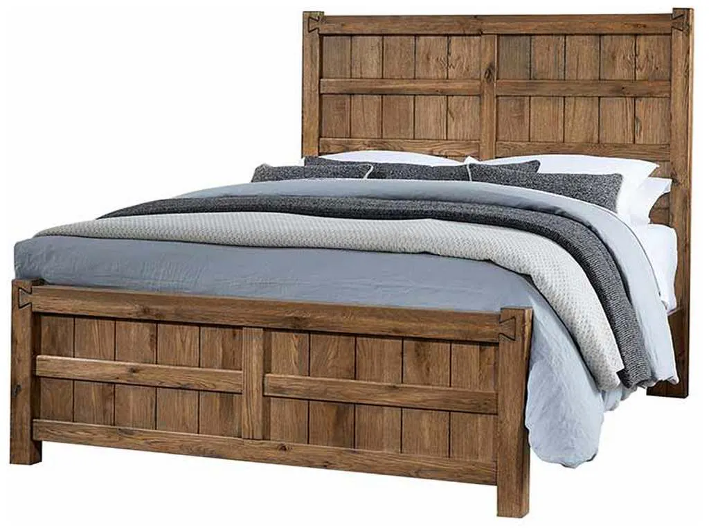 Vaughan Bassett 752-559-955-922 Dovetail Queen Board and Batten Bed Natural Vaughan Bassett 752-559-955-922 Dovetail Queen Board and Batten Bed Natural