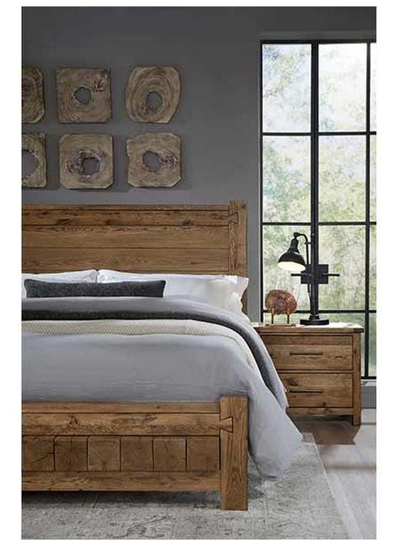 Vaughan Bassett 752-558-155-922 Dovetail Queen Poster Bed with 6x6 FB Natural Vaughan Bassett 752-558-155-922 Dovetail Queen Poster Bed with 6x6 FB Natural