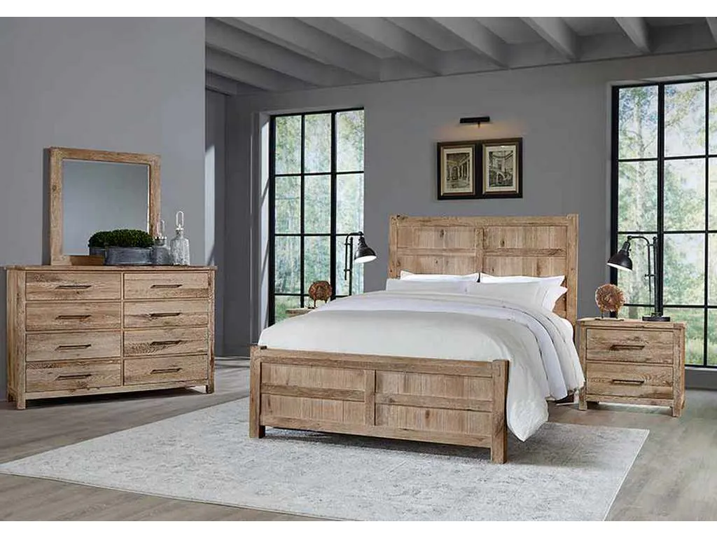 Vaughan Bassett 754-669-966-922-MS2 Dovetail King Board and Batten Bed Sun Bleached White Vaughan Bassett 754-669-966-922-MS2 Dovetail King Board and Batten Bed Sun Bleached White
