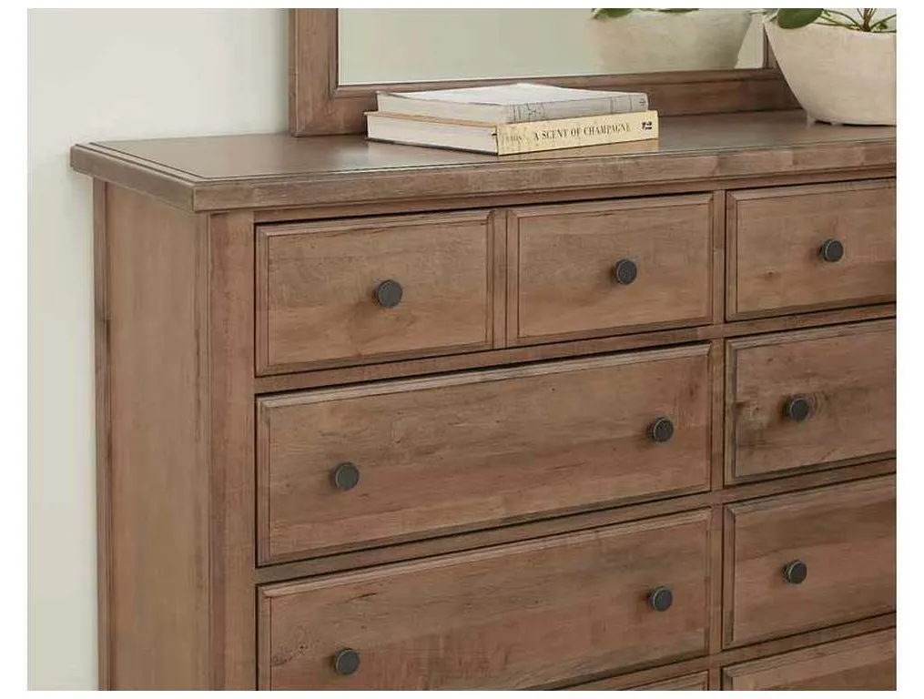 Vaughan Bassett 800-002 Cool Farmhouse Dresser 8 Drawer Natural Vaughan Bassett 800-002 Cool Farmhouse Dresser 8 Drawer Natural