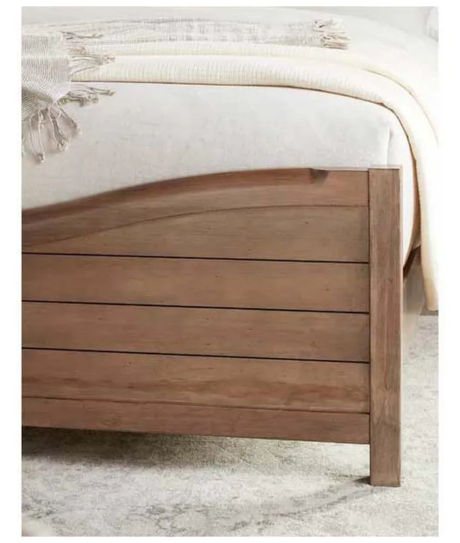Vaughan Bassett 800-663-366-922-MS1 Cool Farmhouse King Sleigh Bed Natural Vaughan Bassett 800-663-366-922-MS1 Cool Farmhouse King Sleigh Bed Natural