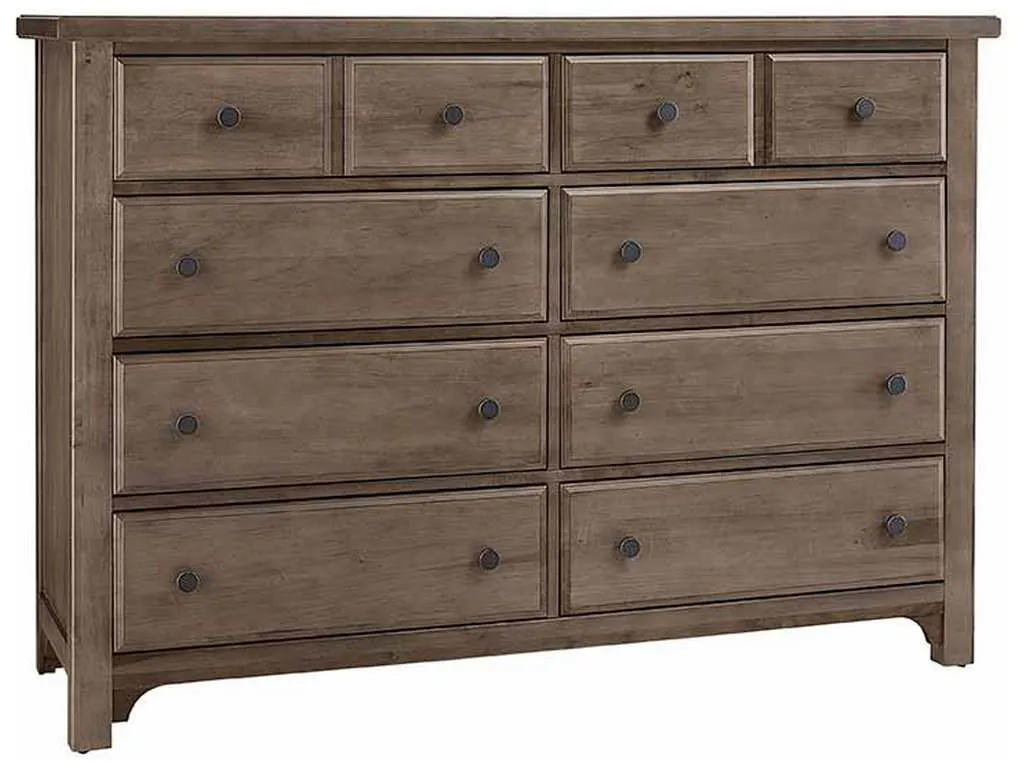 Vaughan Bassett 801-002 Cool Farmhouse Dresser 8 Drawer Grey Vaughan Bassett 801-002 Cool Farmhouse Dresser 8 Drawer Grey