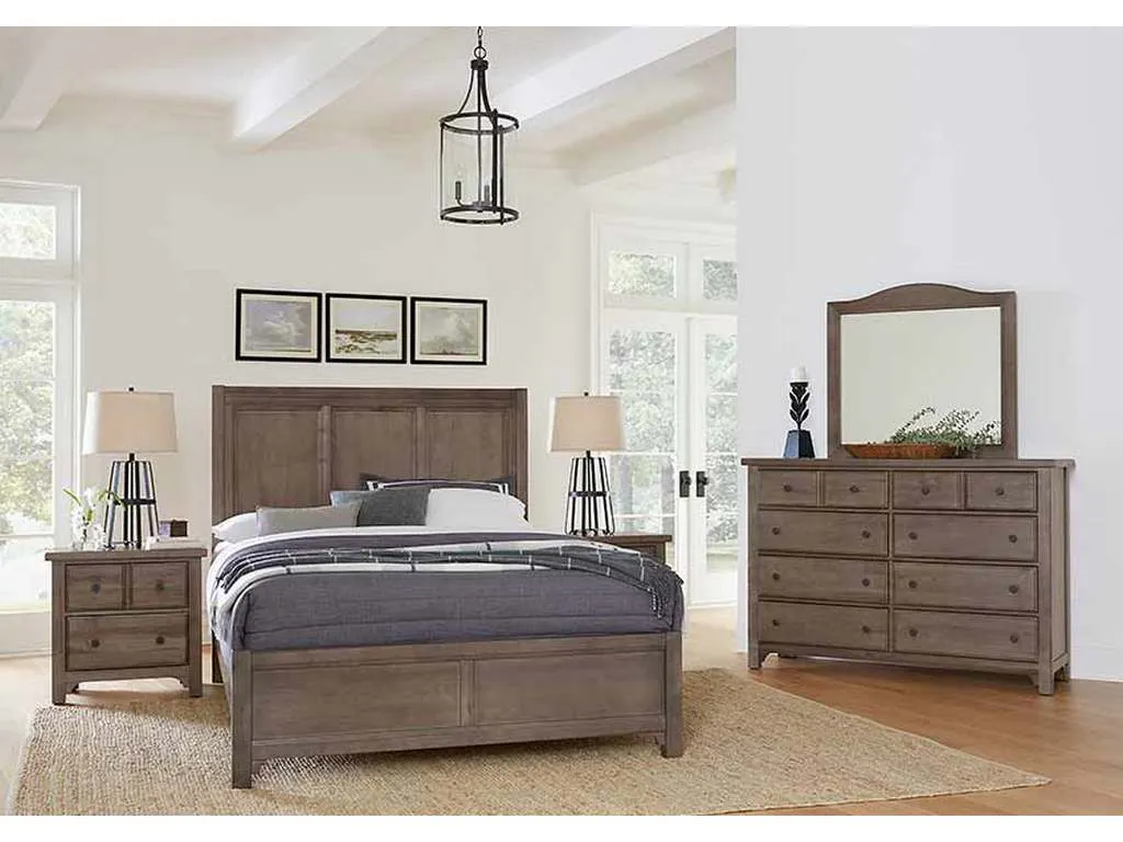 Vaughan Bassett 801-227 Cool Farmhouse Night Stand 2 Drawer Grey Vaughan Bassett 801-227 Cool Farmhouse Night Stand 2 Drawer Grey