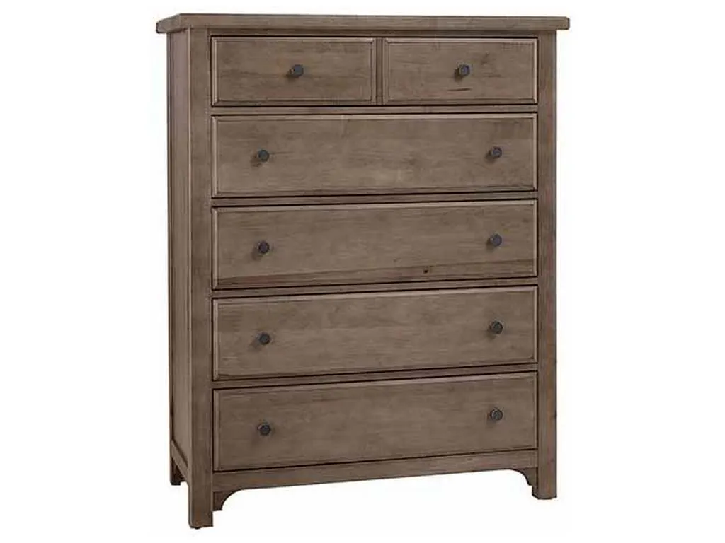 Vaughan Bassett 801-115 Cool Farmhouse Chest 5 Drawer Grey