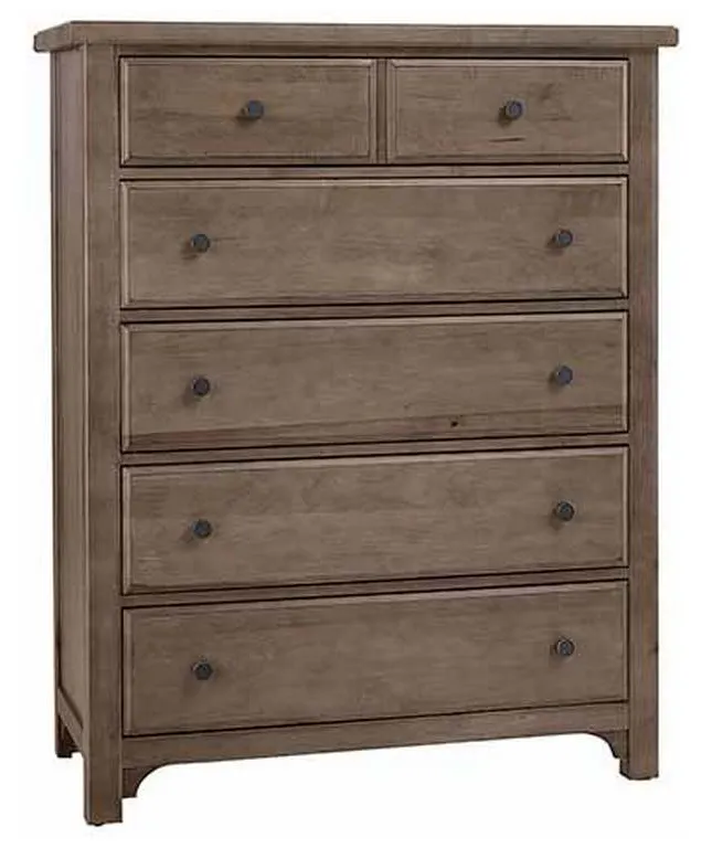 Vaughan Bassett 801-115 Cool Farmhouse Chest 5 Drawer Grey Vaughan Bassett 801-115 Cool Farmhouse Chest 5 Drawer Grey