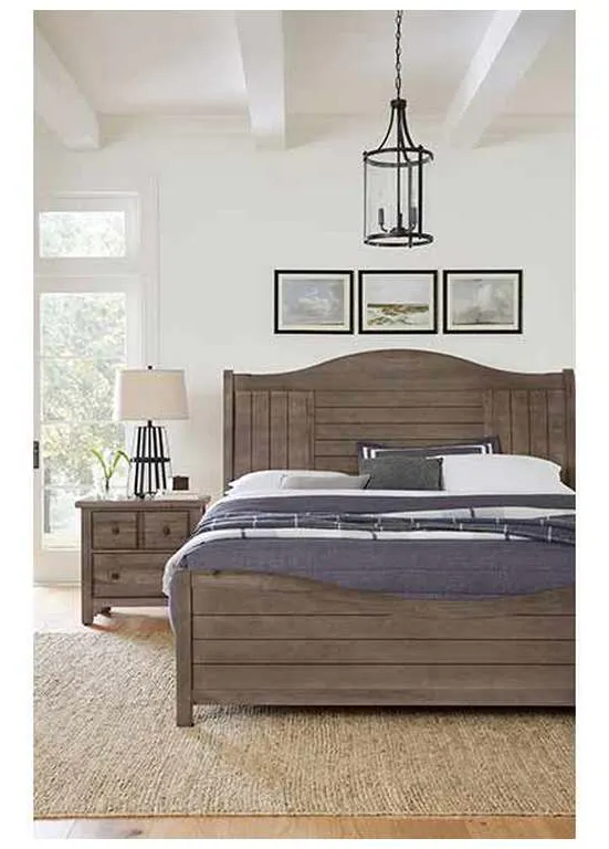 Vaughan Bassett 801-227 Cool Farmhouse Night Stand 2 Drawer Grey Vaughan Bassett 801-227 Cool Farmhouse Night Stand 2 Drawer Grey