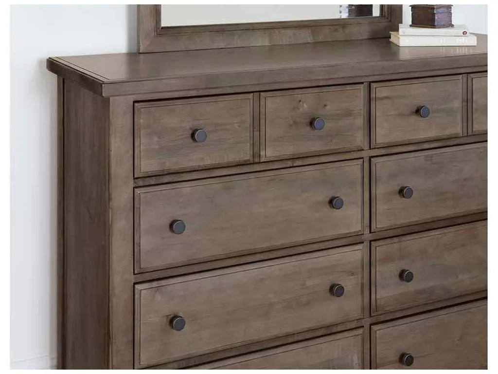 Vaughan Bassett 801-002 Cool Farmhouse Dresser 8 Drawer Grey Vaughan Bassett 801-002 Cool Farmhouse Dresser 8 Drawer Grey