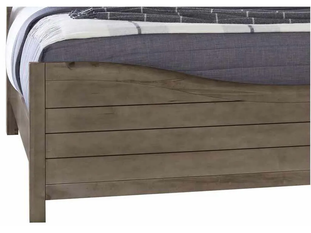Vaughan Bassett 801-663-366-922-MS1 Cool Farmhouse King Sleigh Bed Grey Vaughan Bassett 801-663-366-922-MS1 Cool Farmhouse King Sleigh Bed Grey