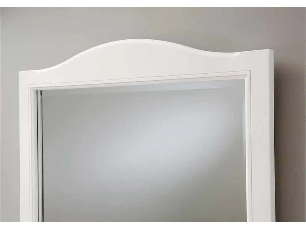 Vaughan Bassett 804-446 Cool Farmhouse Arched Mirror Soft White Vaughan Bassett 804-446 Cool Farmhouse Arched Mirror Soft White