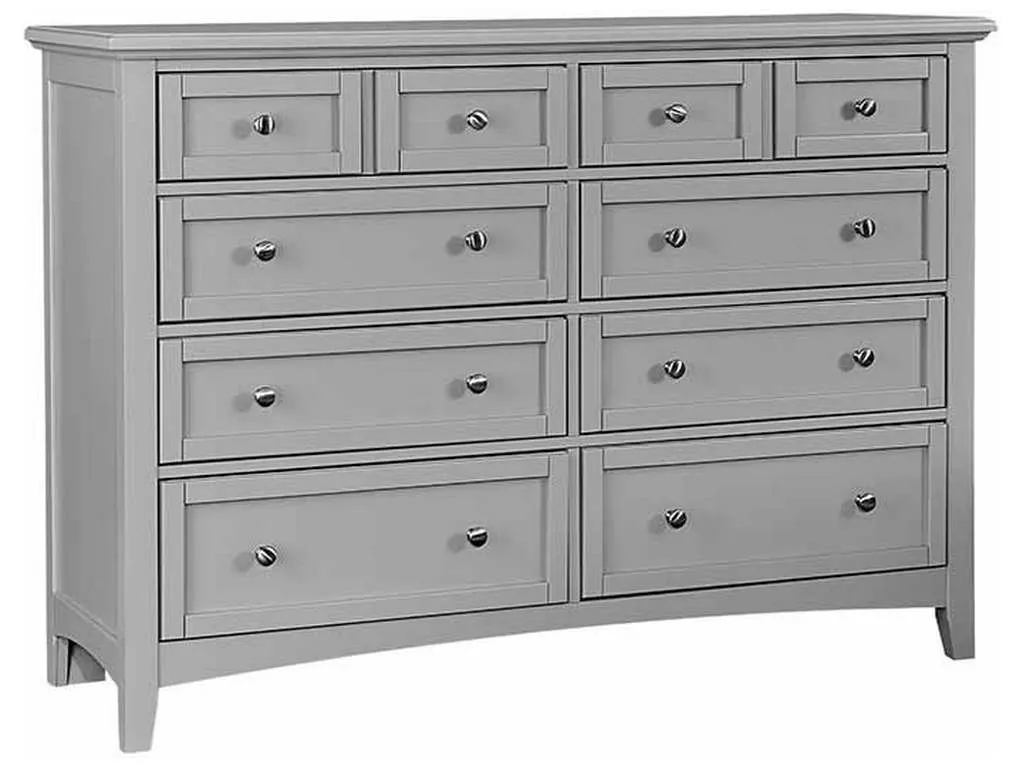 Vaughan Bassett BB26-002 Bonanza 8 Drawer Storage Dresser Gray Vaughan Bassett BB26-002 Bonanza 8 Drawer Storage Dresser Gray
