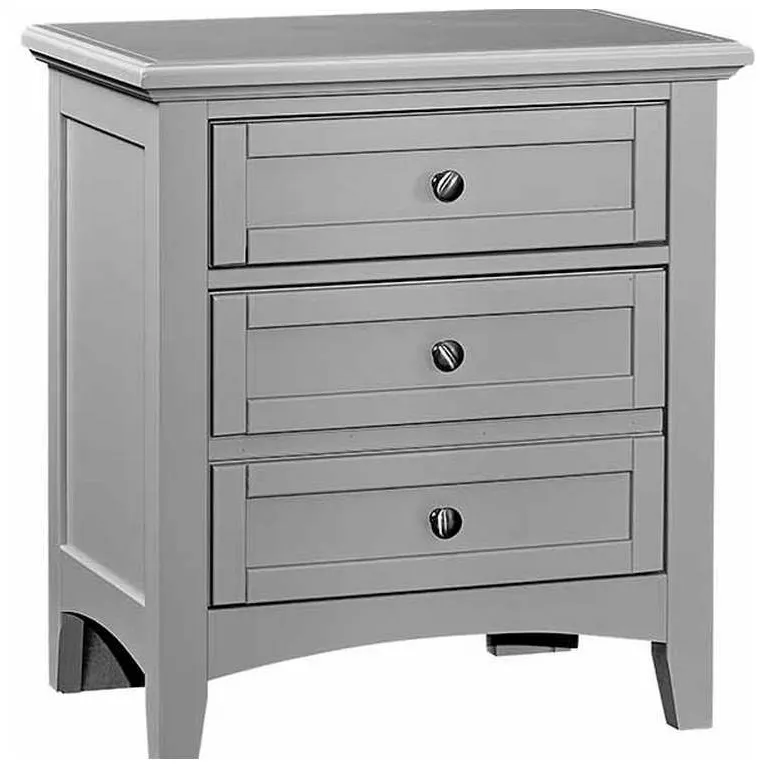 Vaughan Bassett BB26-226 Bonanza 2 Drawer Nightstand Gray Vaughan Bassett BB26-226 Bonanza 2 Drawer Nightstand Gray