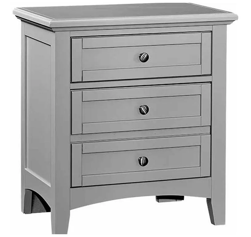 Vaughan Bassett BB26-226 Bonanza 2 Drawer Nightstand Gray Vaughan Bassett BB26-226 Bonanza 2 Drawer Nightstand Gray