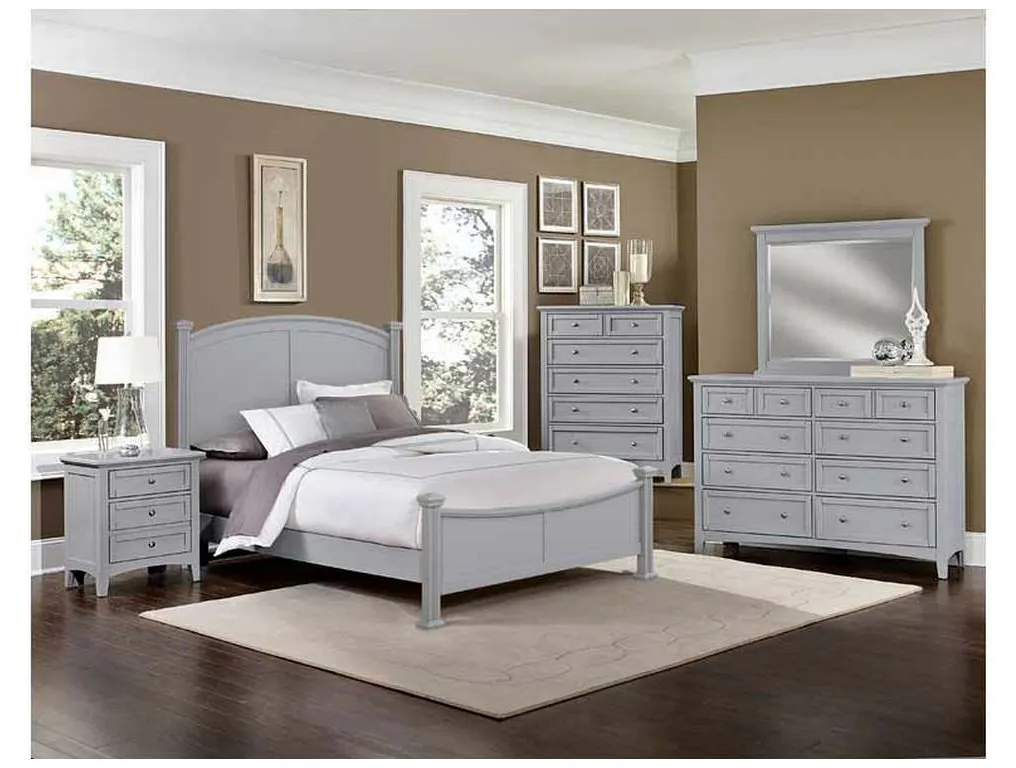 Vaughan Bassett BB26-667-766-922-MS1 Bonanza King Poster Bed Gray Vaughan Bassett BB26-667-766-922-MS1 Bonanza King Poster Bed Gray