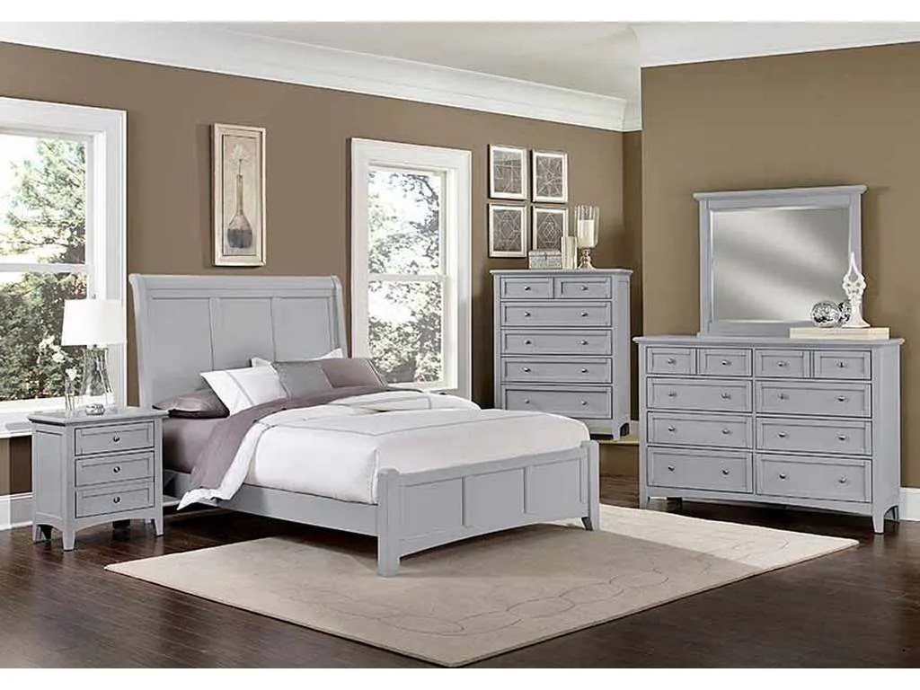 Vaughan Bassett BB26-002 Bonanza 8 Drawer Storage Dresser Gray Vaughan Bassett BB26-002 Bonanza 8 Drawer Storage Dresser Gray
