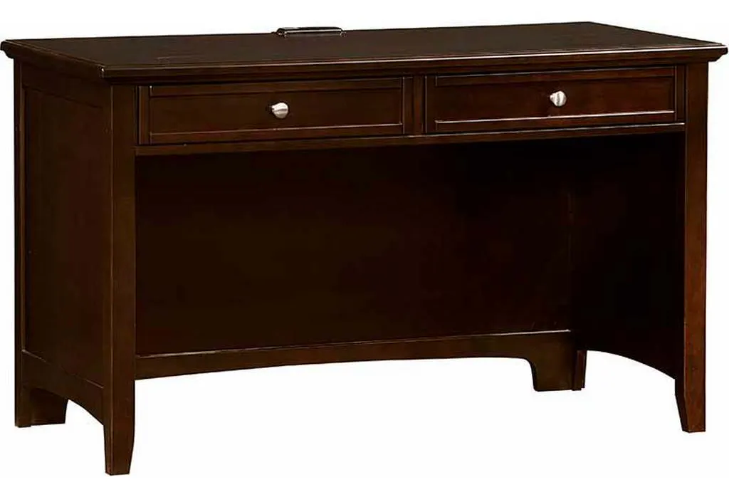 Vaughan Bassett BB27-778 Bonanza 2 Drawer Laptop Tablet Desk with Charging Station Merlot Vaughan Bassett BB27-778 Bonanza 2 Drawer Laptop Tablet Desk with Charging Station Merlot