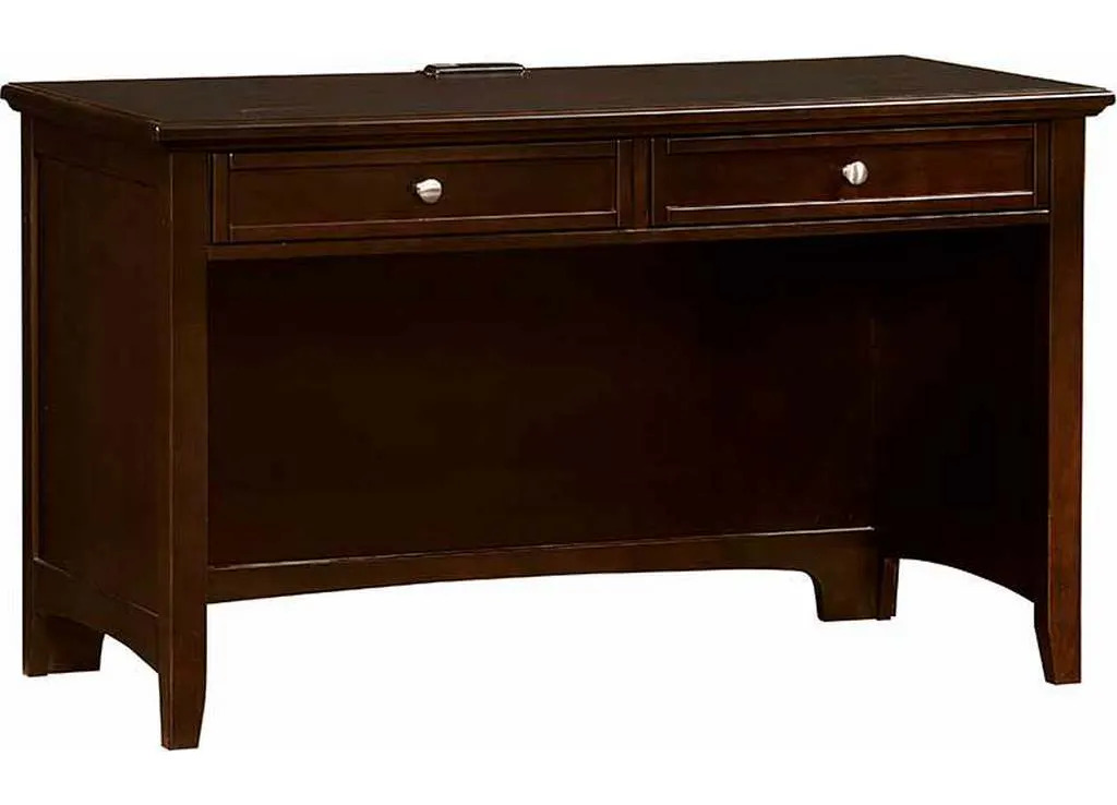 Vaughan Bassett BB27-778 Bonanza 2 Drawer Laptop Tablet Desk with Charging Station Merlot Vaughan Bassett BB27-778 Bonanza 2 Drawer Laptop Tablet Desk with Charging Station Merlot