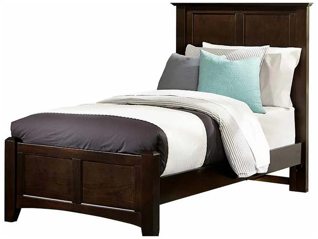 Vaughan Bassett BB27-338-833-900 Bonanza Twin Mansion Bed Merlot