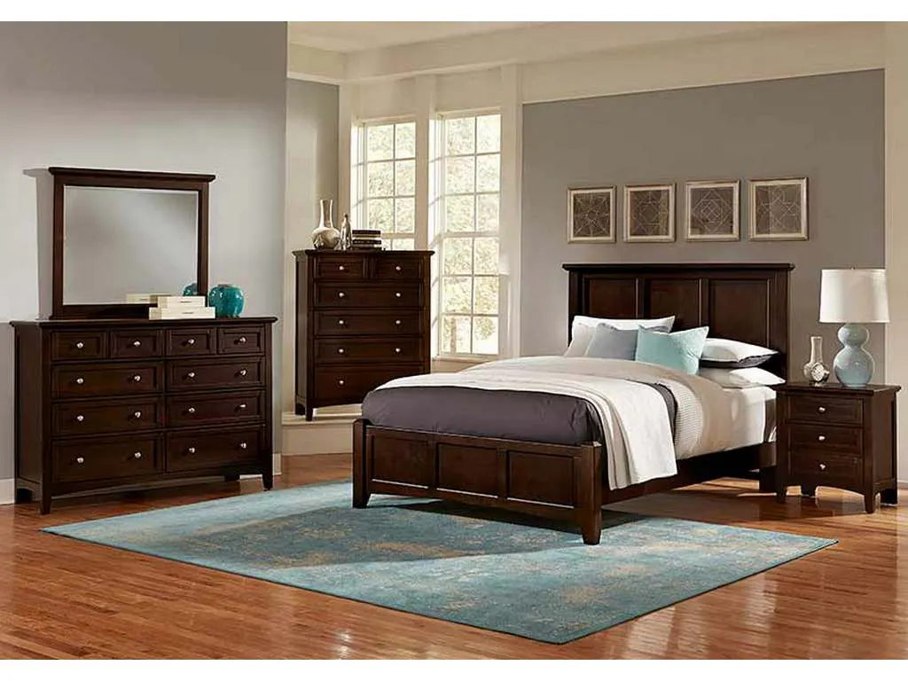 Vaughan Bassett BB27-002 Bonanza 8 Drawer Storage Dresser Merlot Vaughan Bassett BB27-002 Bonanza 8 Drawer Storage Dresser Merlot