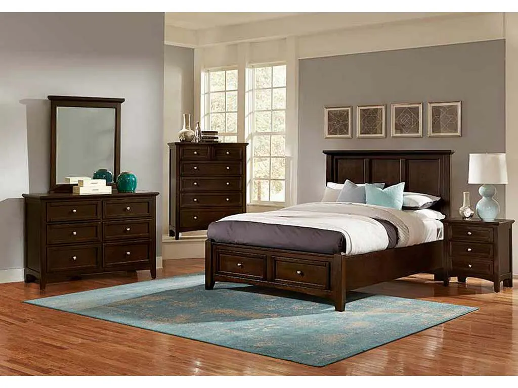 Vaughan Bassett BB27-001 Bonanza 6 Drawer Studio Dresser Merlot Vaughan Bassett BB27-001 Bonanza 6 Drawer Studio Dresser Merlot
