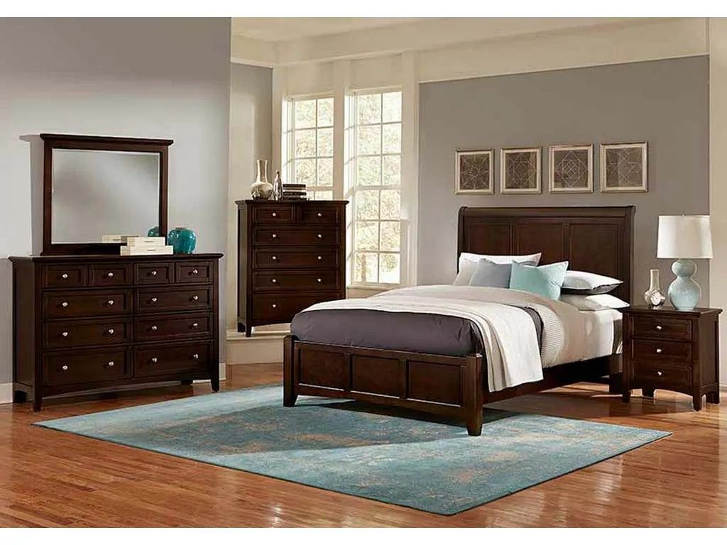 Vaughan Bassett BB27-002 Bonanza 8 Drawer Storage Dresser Merlot Vaughan Bassett BB27-002 Bonanza 8 Drawer Storage Dresser Merlot