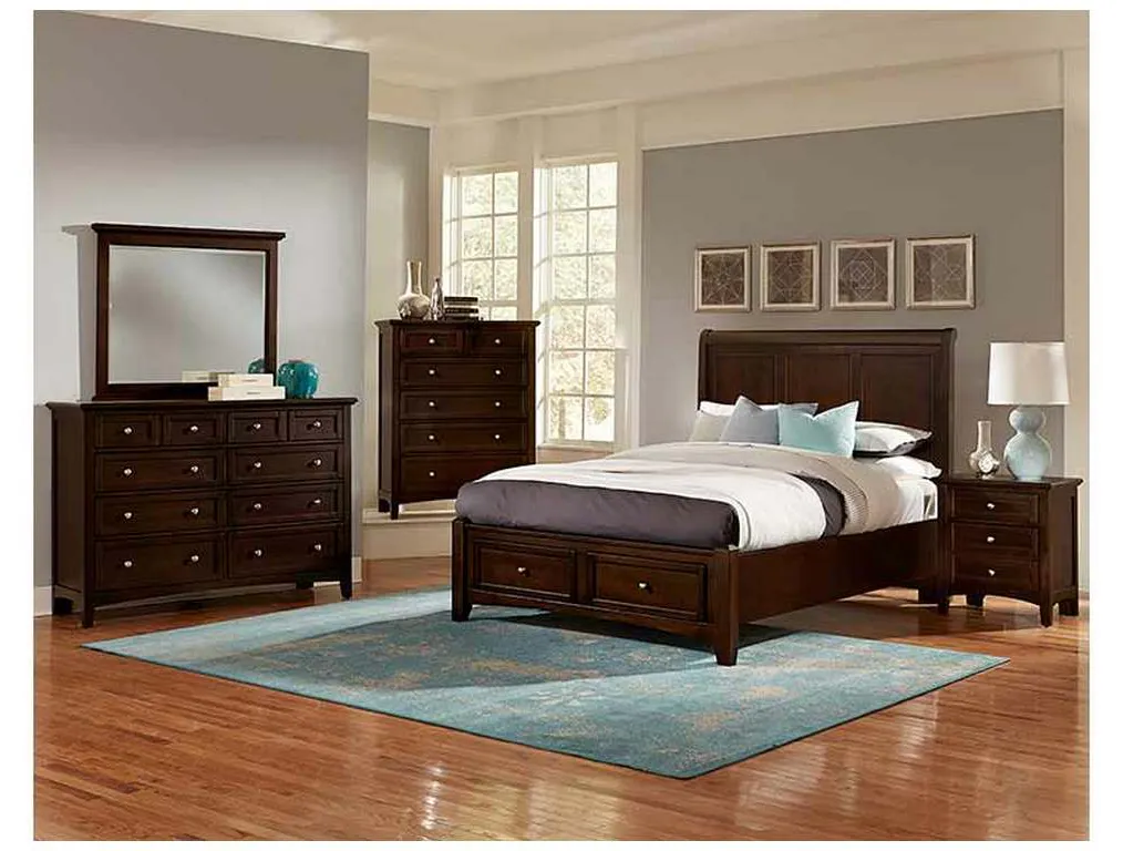 Vaughan Bassett BB27-002 Bonanza 8 Drawer Storage Dresser Merlot Vaughan Bassett BB27-002 Bonanza 8 Drawer Storage Dresser Merlot
