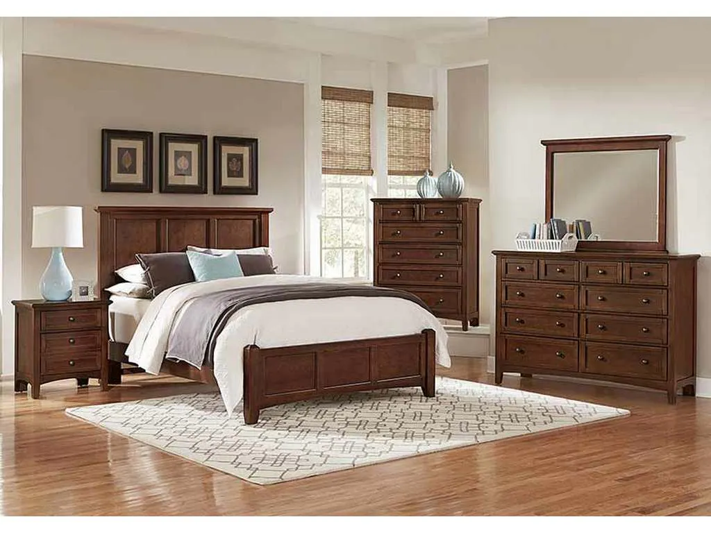 Vaughan Bassett BB28-002 Bonanza 8 Drawer Storage Dresser Cherry Vaughan Bassett BB28-002 Bonanza 8 Drawer Storage Dresser Cherry