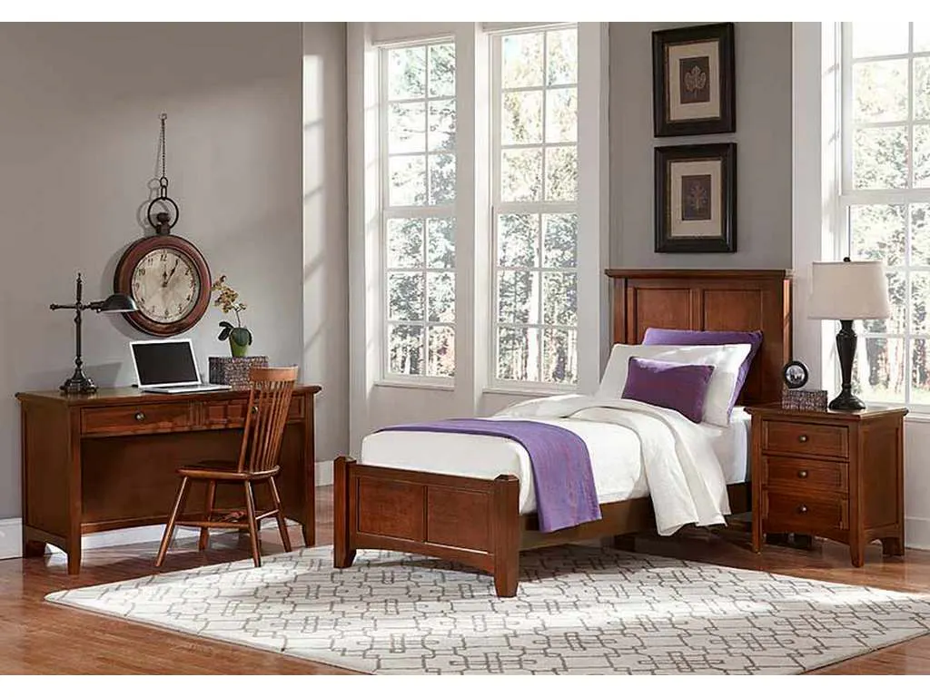 Vaughan Bassett BB28-552-255-911 Bonanza Full Mansion Bed Cherry Vaughan Bassett BB28-552-255-911 Bonanza Full Mansion Bed Cherry