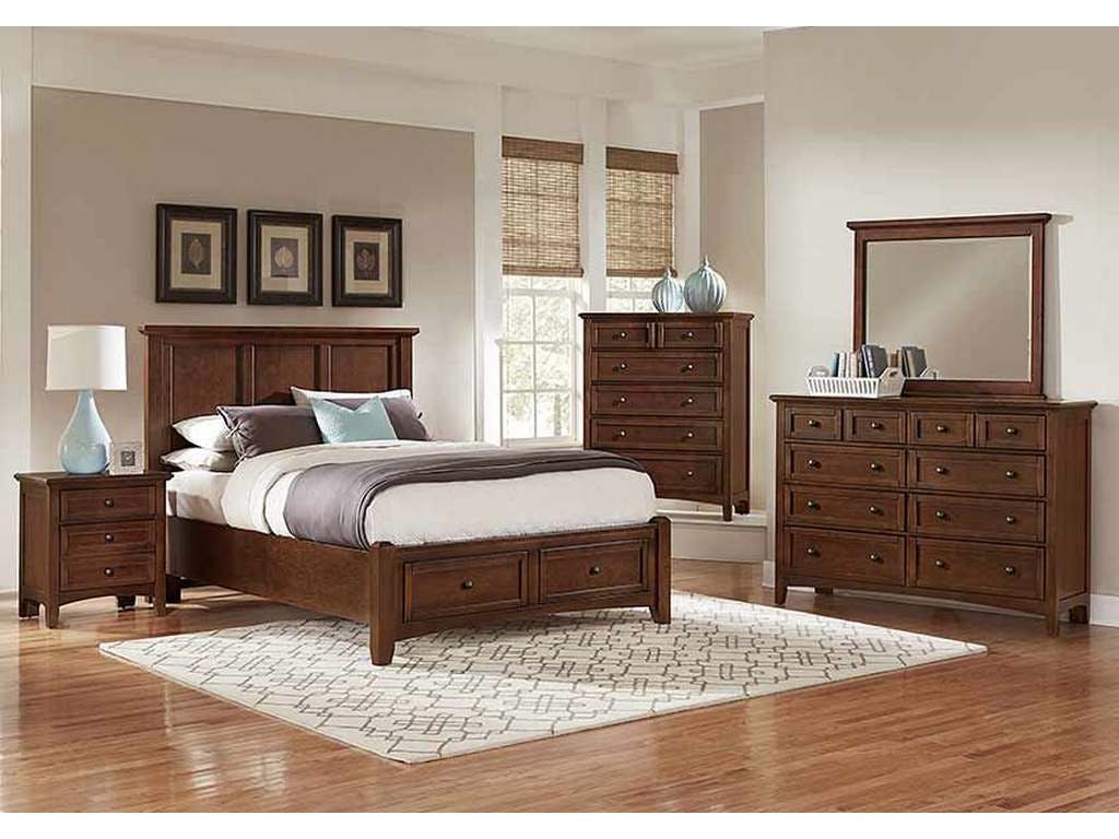 Vaughan Bassett BB28-226 Bonanza 2 Drawer Nightstand Cherry Vaughan Bassett BB28-226 Bonanza 2 Drawer Nightstand Cherry