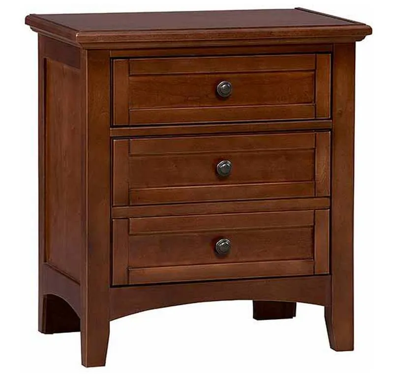 Vaughan Bassett BB28-226 Bonanza 2 Drawer Nightstand Cherry Vaughan Bassett BB28-226 Bonanza 2 Drawer Nightstand Cherry