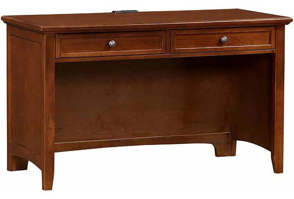 Vaughan Bassett BB28-778 Bonanza 2 Drawer Laptop Tablet Desk with Charging Station Cherry Vaughan Bassett BB28-778 Bonanza 2 Drawer Laptop Tablet Desk with Charging Station Cherry