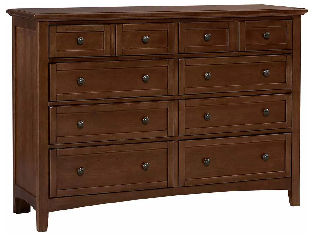 Vaughan Bassett BB28-002 Bonanza 8 Drawer Storage Dresser Cherry