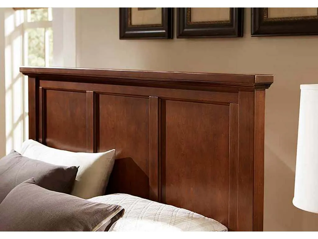 Vaughan Bassett BB28-552-255-911 Bonanza Full Mansion Bed Cherry Vaughan Bassett BB28-552-255-911 Bonanza Full Mansion Bed Cherry