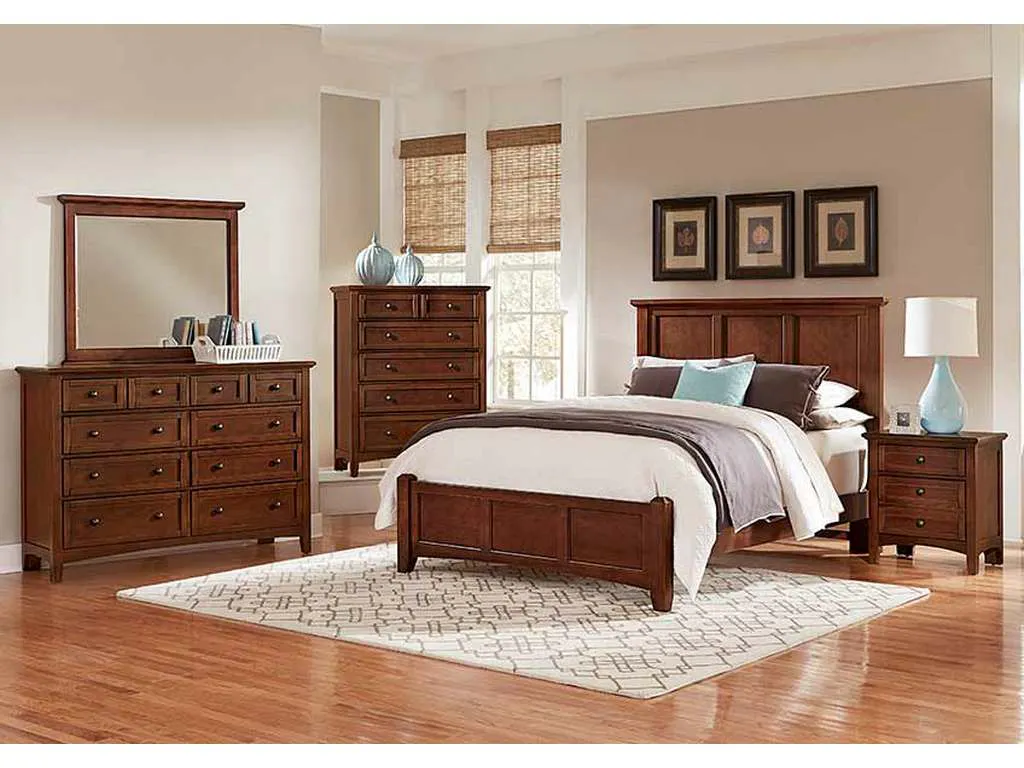 Vaughan Bassett BB28-558-855-922 Bonanza Queen Mansion Bed Cherry Vaughan Bassett BB28-558-855-922 Bonanza Queen Mansion Bed Cherry