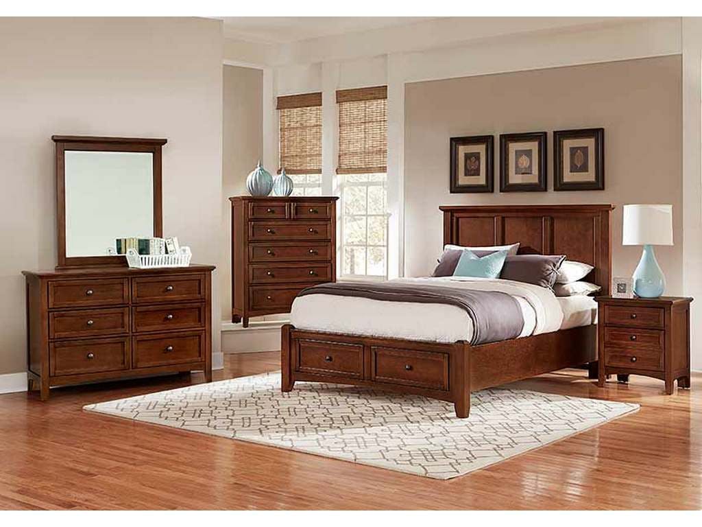 Vaughan Bassett BB28-001 Bonanza 6 Drawer Studio Dresser Cherry Vaughan Bassett BB28-001 Bonanza 6 Drawer Studio Dresser Cherry